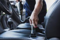 Cleaning a Car Interior